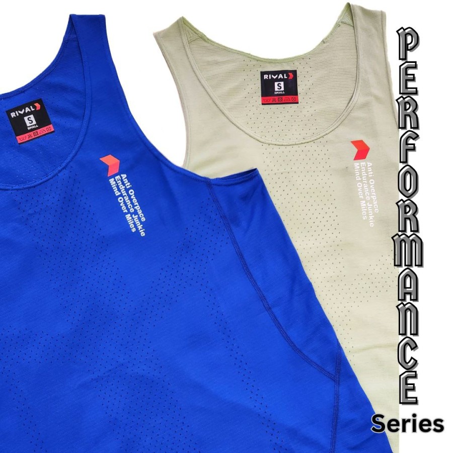 RIVAL Men Performance Running Jersey Lari Pria PRF2M